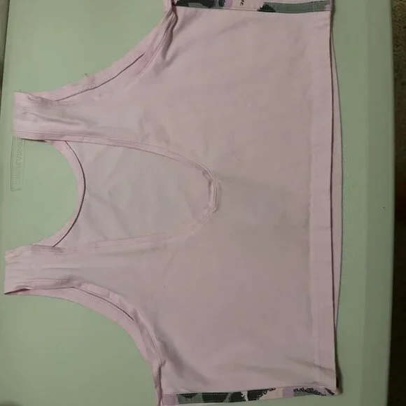 Adidas Essentials Pink Camo Crop - Picture 4 of 9